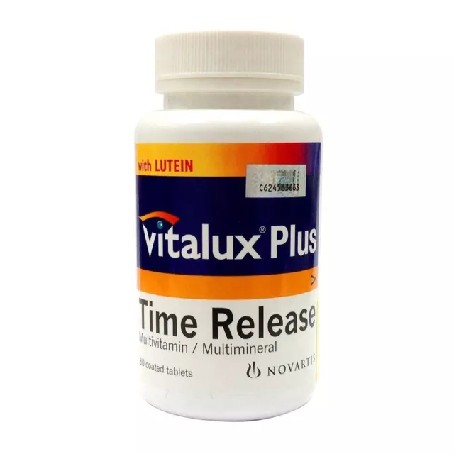 Vitalux Plus Time Release with Lutein & Vitamin C Zinc 30's Free Shipping