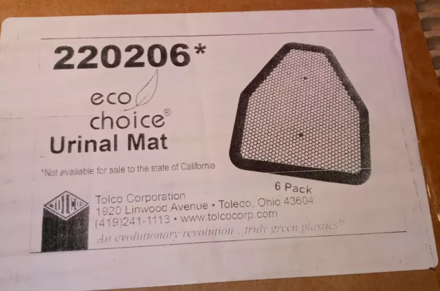 6 New Eco Choice 220206 Urinal Mats Nib ***Make Offer*** 2