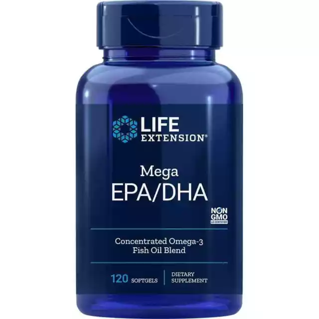 Life Extension Mega EPA/DHA, 120 Softgels