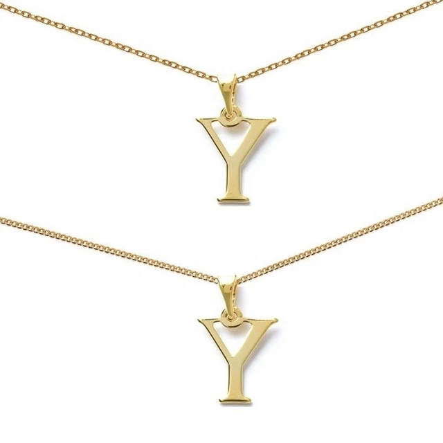 Ciondolo Lettera N Placcato Oro - Per Collane E Bracciali, Regalo Perfetto