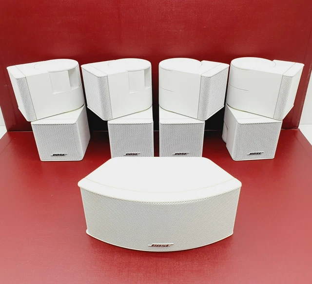 Lot De 5 Haut-parleurs Bose Jewel Cube Double (2012) - Noirs, Avec Câbles, Système 5.1, 100W, Occasion