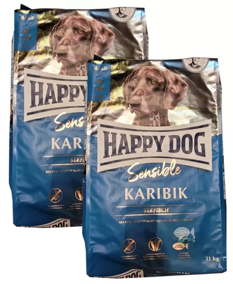 2x11kg Happy Dog Sensitive Caraïbes ***TOP PRIX***