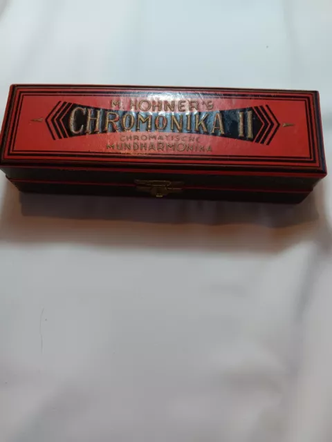 M Hohner harmonica vintage boxed