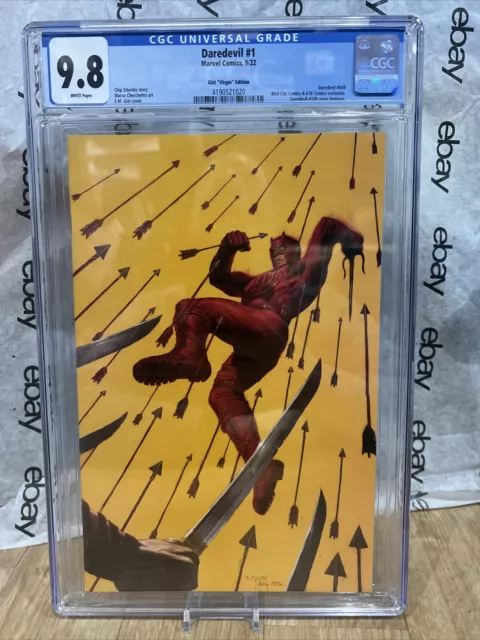 DAREDEVIL #1 CGC 9.8 **E.M. GIST Exclusive VIRGIN VARIANT** Marvel Comics NM