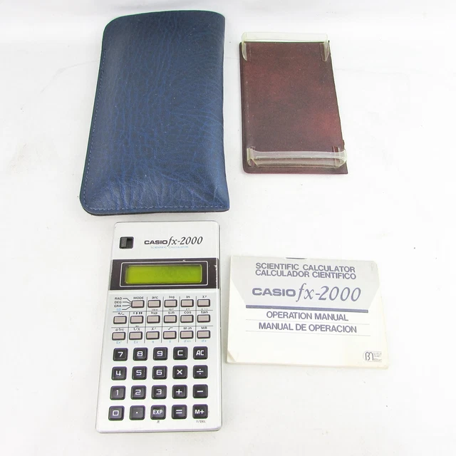 VINTAGE CASIO FX2000 Calculator Made in Japan 1970's Retro Tech