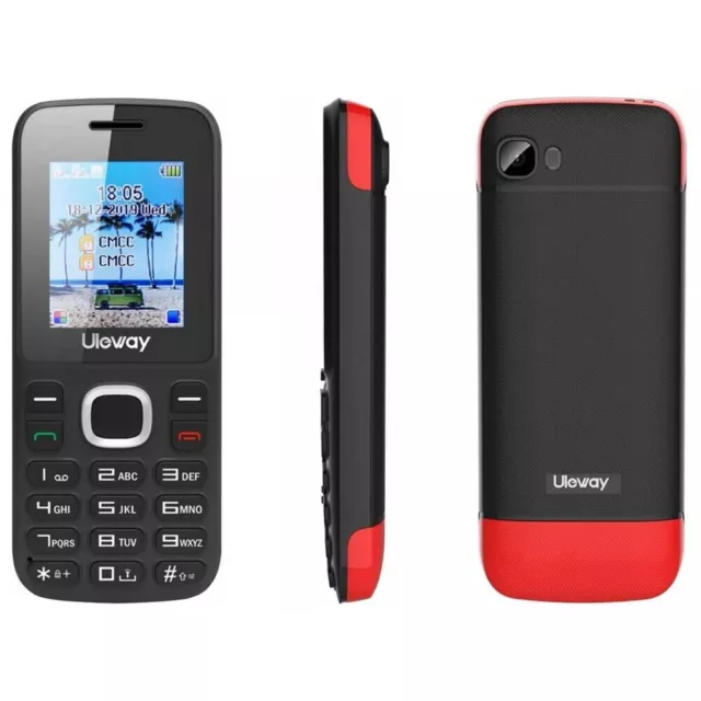 Uleway 2G Unlocked Mobile Phone Dual Sim Easy to Use Big Button Elderly Senior