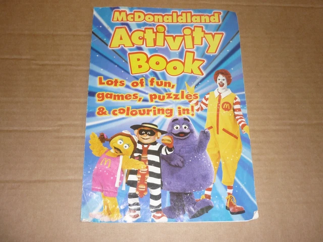 Mcdonaldland Activity Book 2001 Unused Mcdonalds