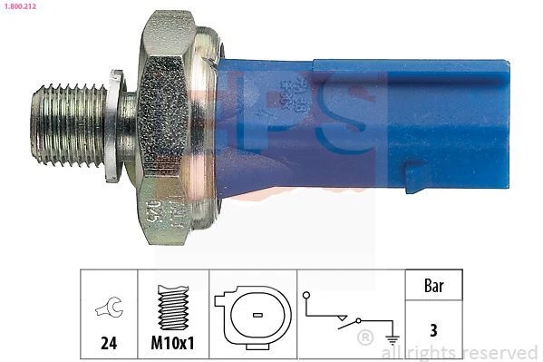 Interruttore Pressione Olio Per Compressore Sullair 88290008-451