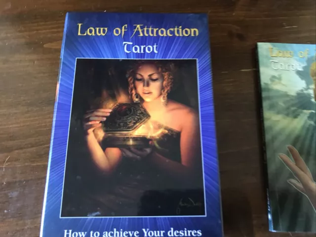 The Law of Attraction Tarot Deck KIT w/ BOOK  Lo Scarabeo  Out of Print Box Set