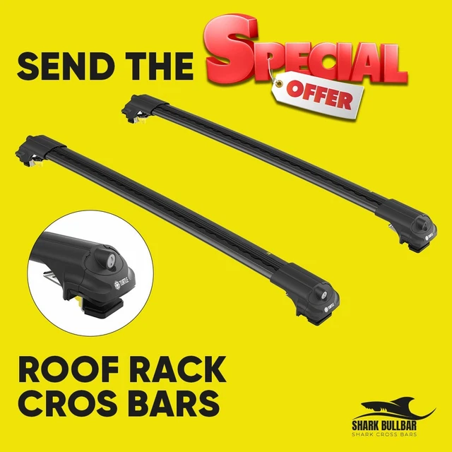 ROOF LUGGAGE CARRIER cross bars for FORD RANGER (T6) DOUBLE CAB 1115