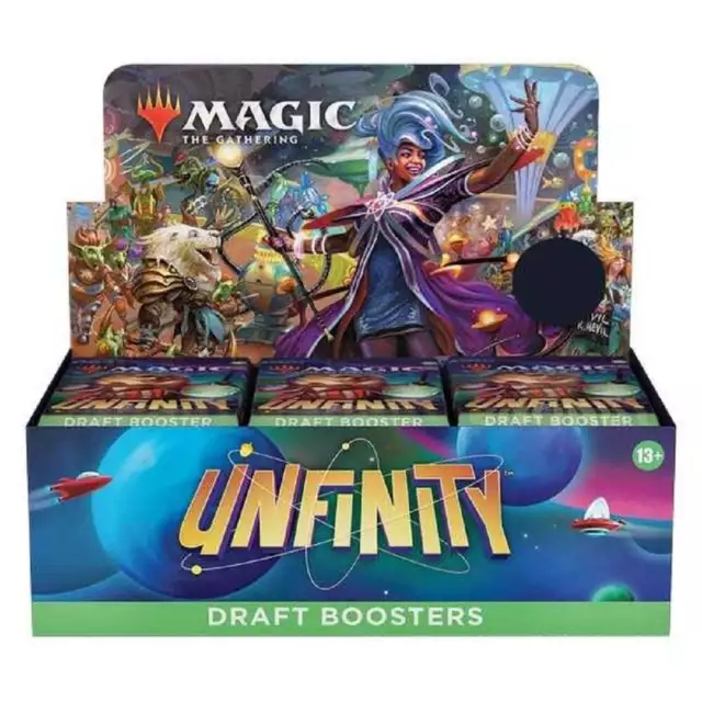 Magic the Gathering Unfinity Draft Booster Box : Sealed Box of 36 Packs : MTG