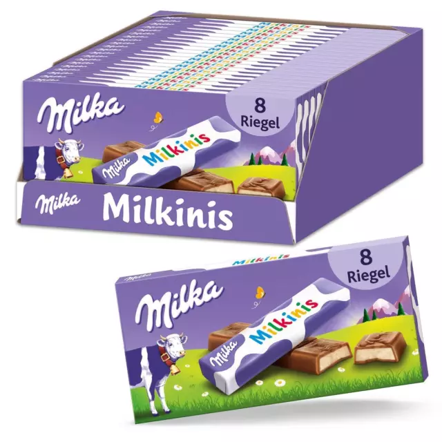 Barretta cioccolato Milka Milkinis barretta latte cioccolato 19x 87,5 g NUOVA MHD 9/23