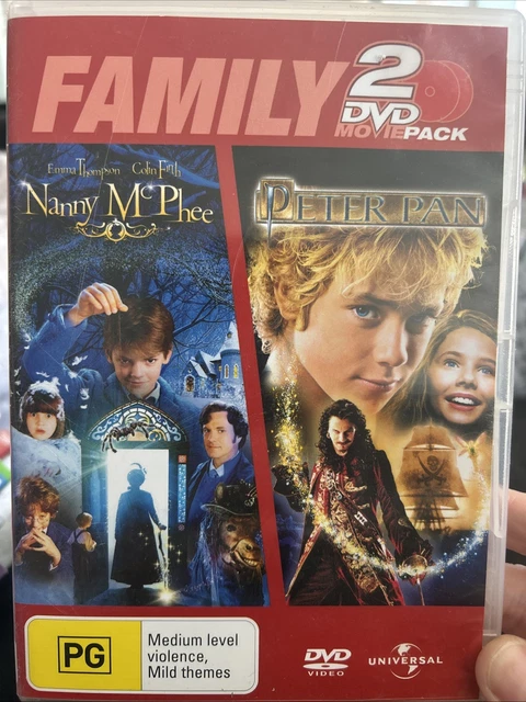 NANNY MCPHEE Peter Pan Family DVD Movie Pack Region GC Free