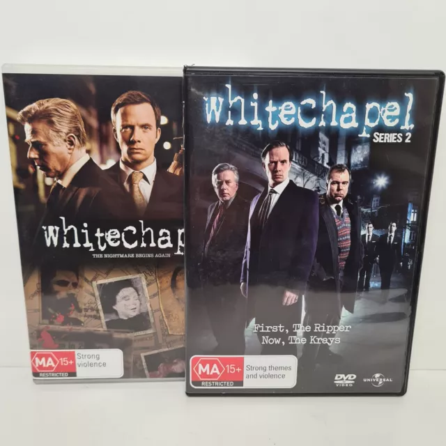 Whitechapel Complete Series 1 & 2 DVD British Crime Thriller