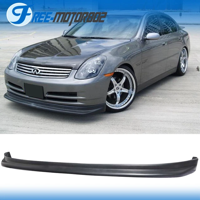 Fit 03-04 Infiniti G35 Sedan JDM NIS Style PU Front Bumper Lip Spoiler Bodykit