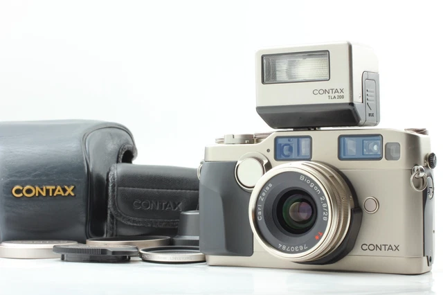 【N MINT w/ TLA200】 Contax G2 +Biogon 28mm f2.8 Lens Flash 35mm Film Camera JAPAN