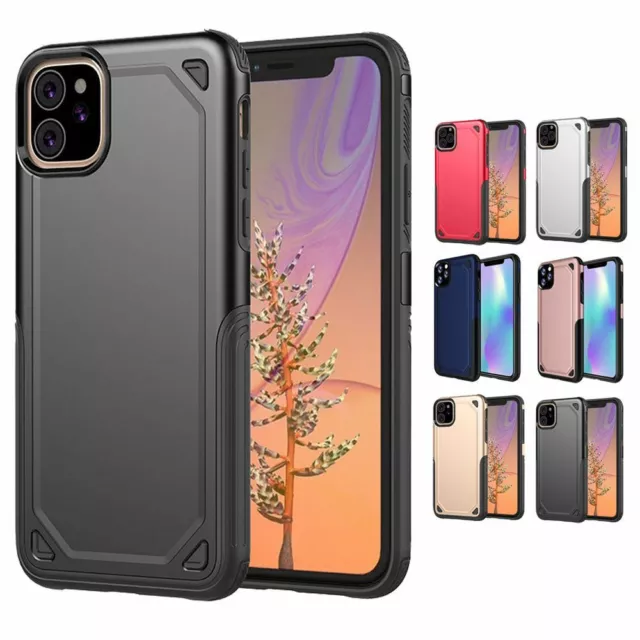 Dual Layer Hybrid Shockproof Case Cover for iPhone 11 / 11 Pro / 11 Pro Max