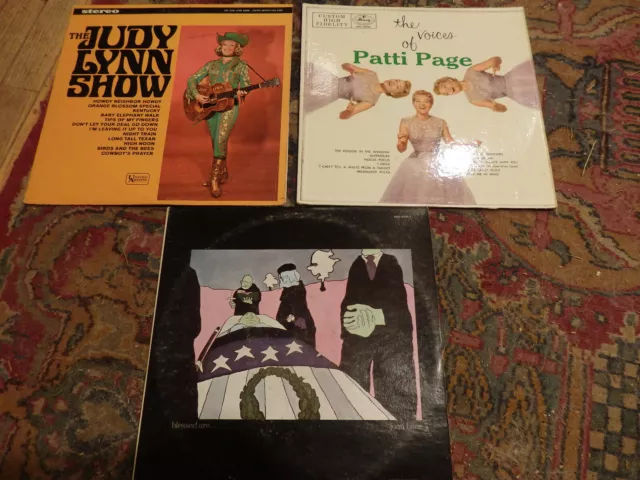 Lot of 5 Lps Joan Baez Blessed Are Patti Page Golden The Judy Lynn Show Album