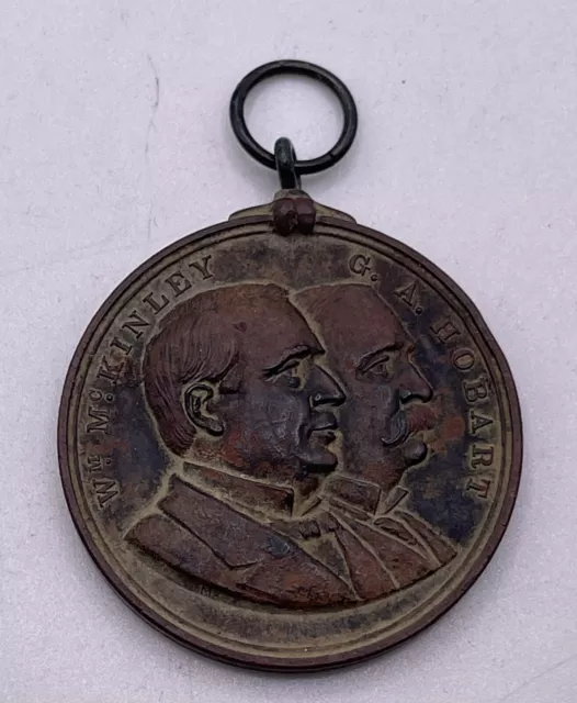 William McKinley & G.A. Hobart Inauguration Medal 1897