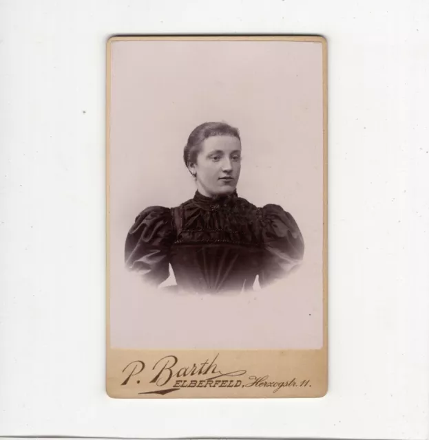 CDV Foto Damenportrait - Elberfeld 1890er