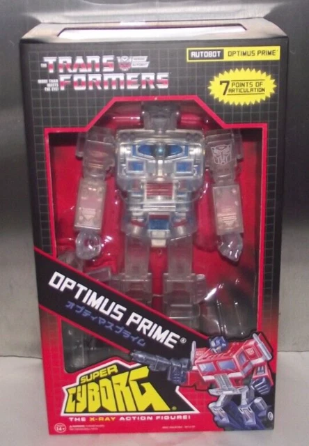 TRANSFORMERS SUPER 7 Cyborg Optimus Prime Cartoon X-Ray 11