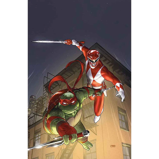 Mighty Morphin Power Rangers Teenage Mutant Ninja Turtles II #1 Virgin Variant