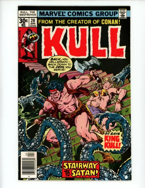 Kull Conqueror #20 Comic Book 1977 FN/VF Doug Moench Marie Severin Marvel