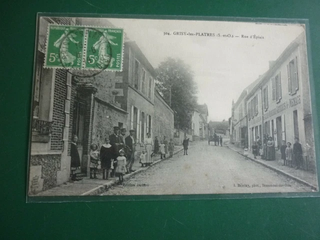 Cpa 95 /  Grisy Les Platres " Rue D'epiais "