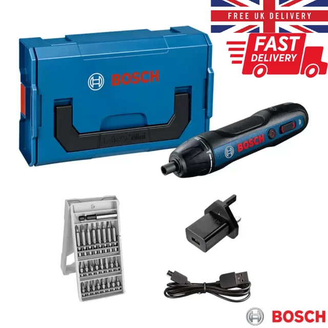 BOSCH PROFESSIONAL GOCORDLESS Screwdriver with 25 Piece Bit Set Hot