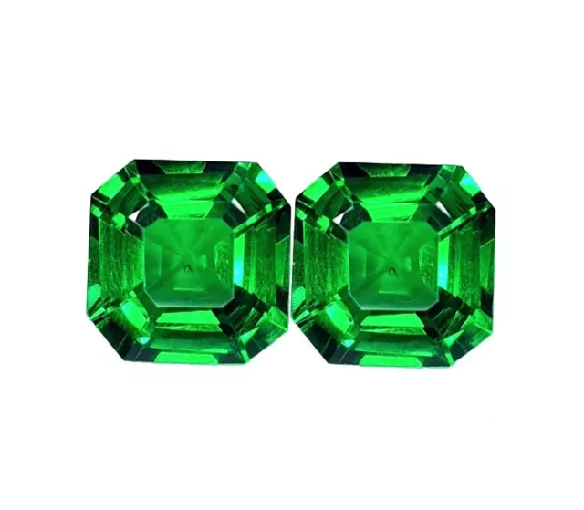 8-10 Carats Naturel Tsavorite Grenade Paire Desseré Certifié Gemme GG11