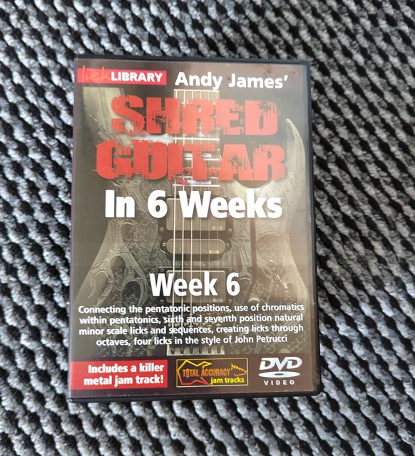 Lick Library Shred Guitar In 6 Weeks DVD set