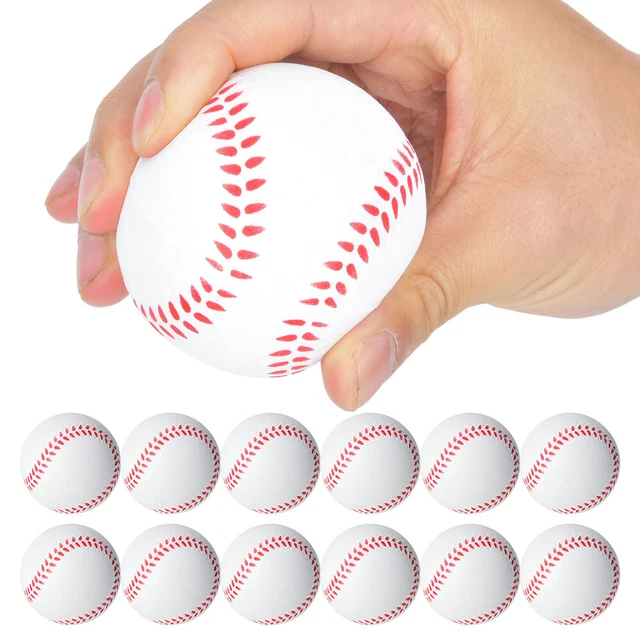 (Baseball) Eva Elastic Ball 12PCS Calcio Basket Baseball Eva Elastic Ball