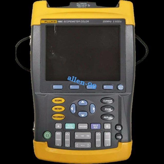 USED FLUKE 199C 200MHz 2.5GS/s Digital Oscilloscope Scopemeter