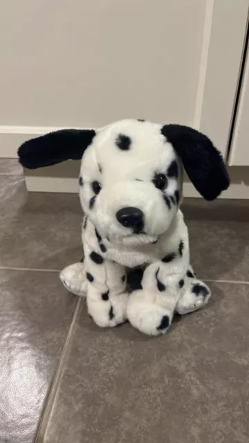 1999 TY Beanie Buddies Large Dotty Dalmatian Puppy Dog Plush Toy 12''
