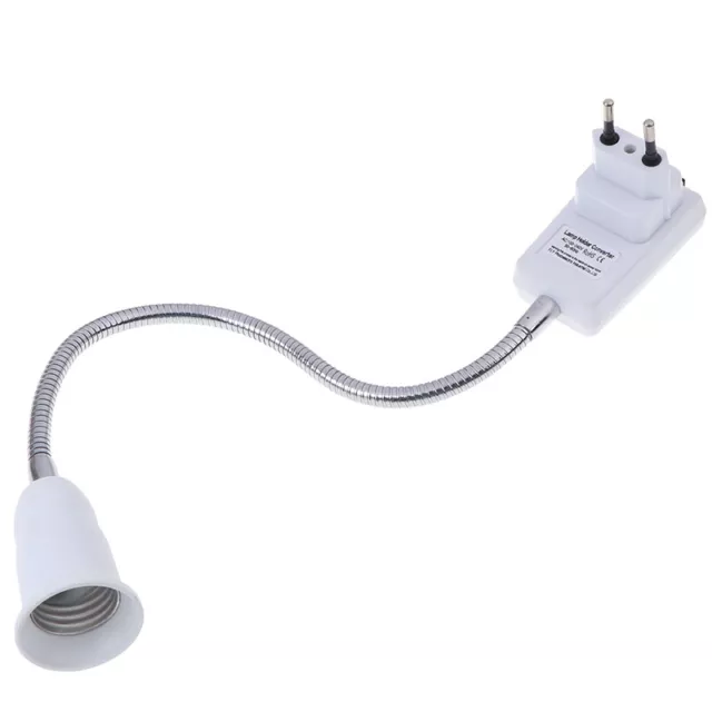 1pcs E27 Table Light Bulb Lamp Holder Socket + Switch Adapter Converter EU P QU 3