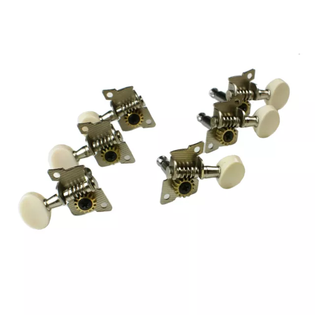 3L/3R Vintage Classic Style Guitar Tuning Keys Tuners Head Pegs ,Nickel