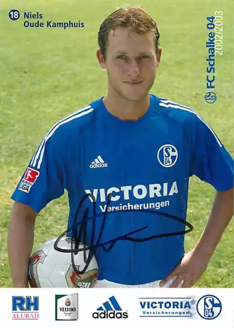 Niels Oude Kamphuis Original Autogrammkarte FC Schalke 04 - ca.11cm x 15cm