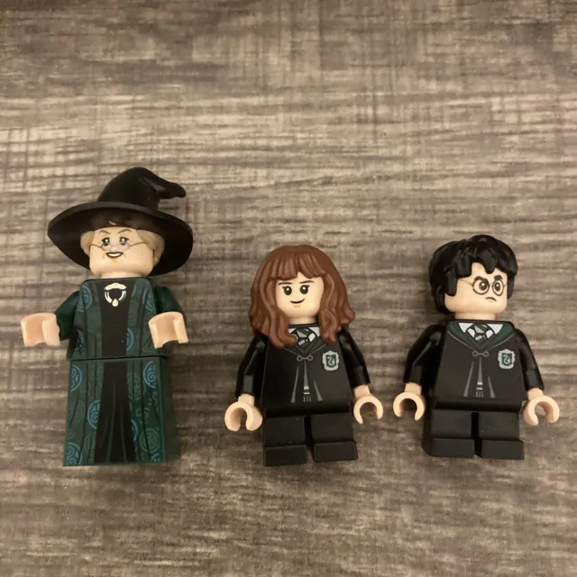Lot Of 3 Lego Mini figures Harry Potter