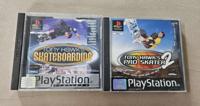 Tony Hawk's Pro Skater 2 & Tony Hawks Skateboarding (PlayStation 1)