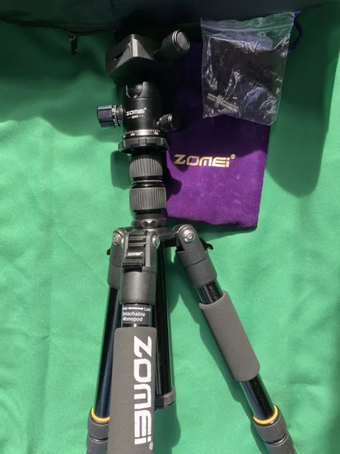 ZOMEI Q666 Portable Professional Aluminum Tripod With Ball Head For DSLR Camera