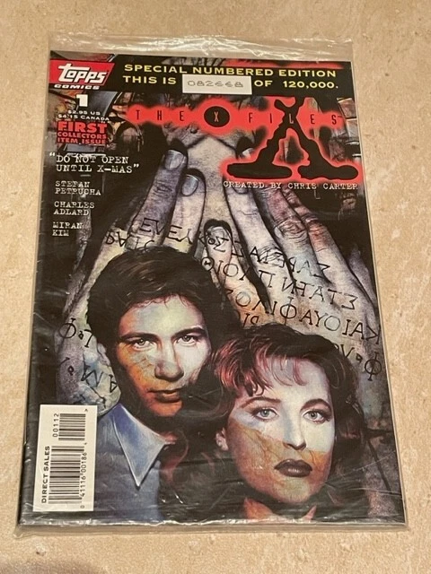 X-FILES #1. 1st Collector's Issue  TV 1995 TOPPS Serial No. 082668 Of 120,000