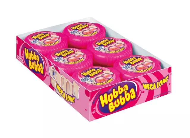 Gomma da masticare Hubba Wrigley Fancy Fruit Bubblegum snack 11x 56g NUOVO MHD 5/24