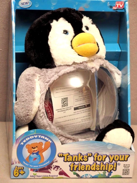 Teddy Tank Betta Fish Bowl Penguin/Dog/Monkey/Unicorn Aquarium As Seen On TV 2