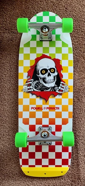 Powell Ripper Checker Multi RARE POWELL PERALTA Ripper Checker Complete Skateboard Custom Build ...