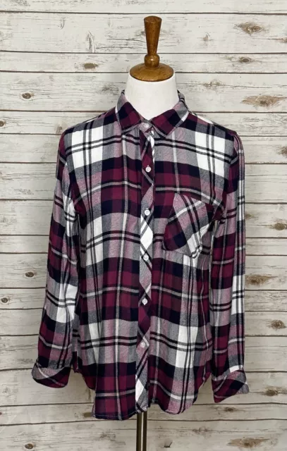 Rails ‘Hunter’ plaid flannel button-down shirt Size Small