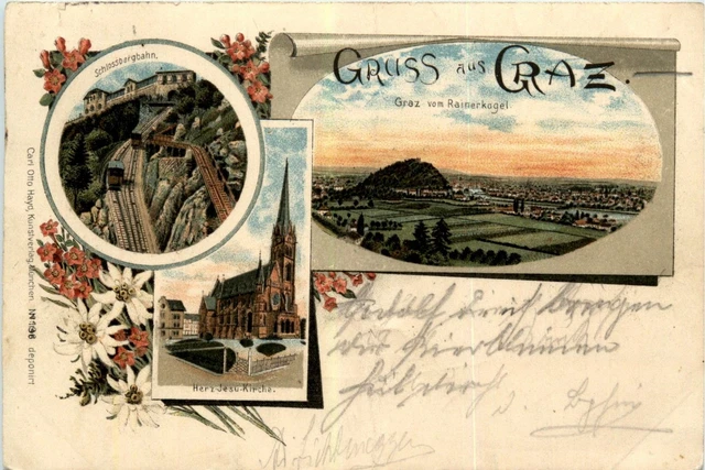 Gruss aus Graz - Litho -296238
