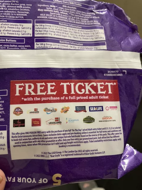 ALTON TOWERS TICKET BOGOF One Person Free Legoland Thorpe Park Sea Life Madame 2.50 PicClick UK