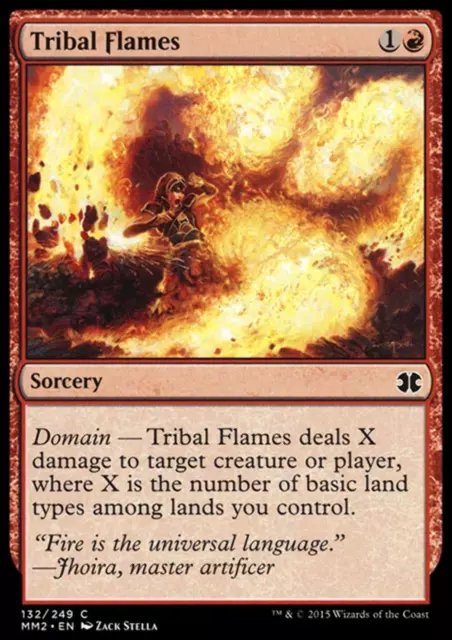 MTG: Tribal Flames - Modern Masters 2015- Magic Card