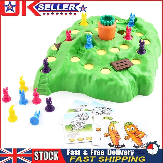 Bunny Rabbit Tablet Board Games Play Chess Children Montessori Interactive Toys