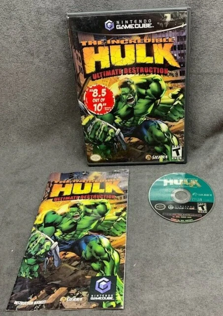 THE INCREDIBLE HULK Ultimate Destruction (Nintendo GameCube) Complete ...